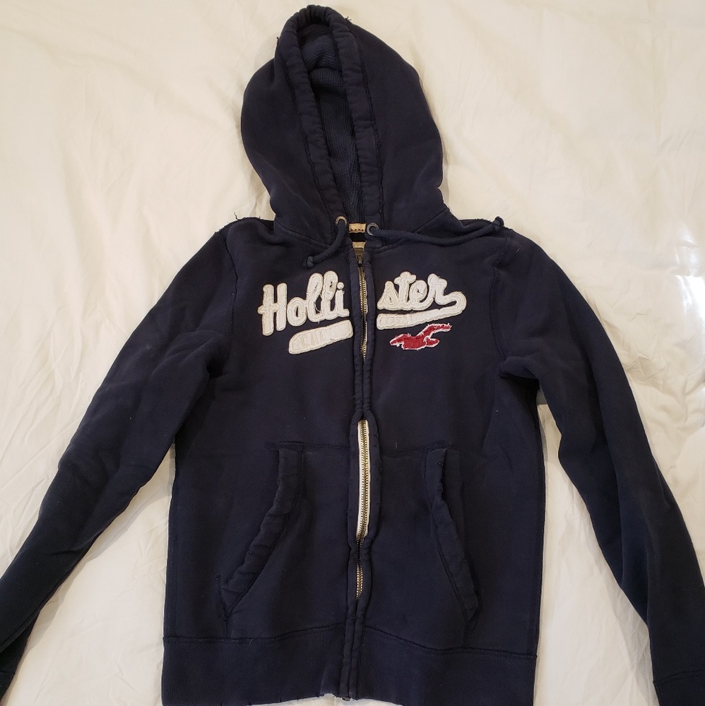 Men's Hollister zip-up hoodie